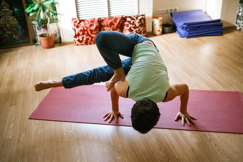 Breathing Yoga Asana Woman